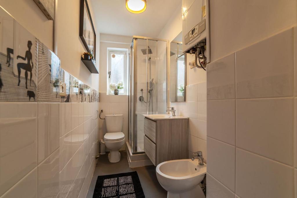 Kúpeľňa v ubytovaní Piazza Navona Penthouse