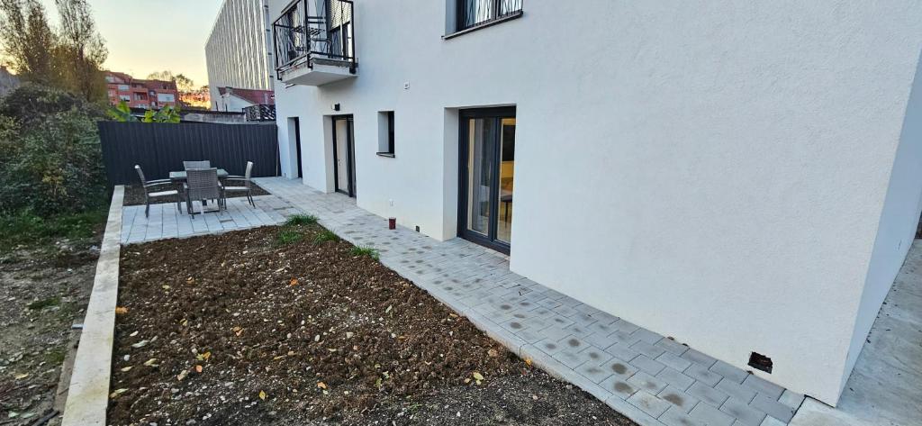 Budova, kde se apartmán nachází