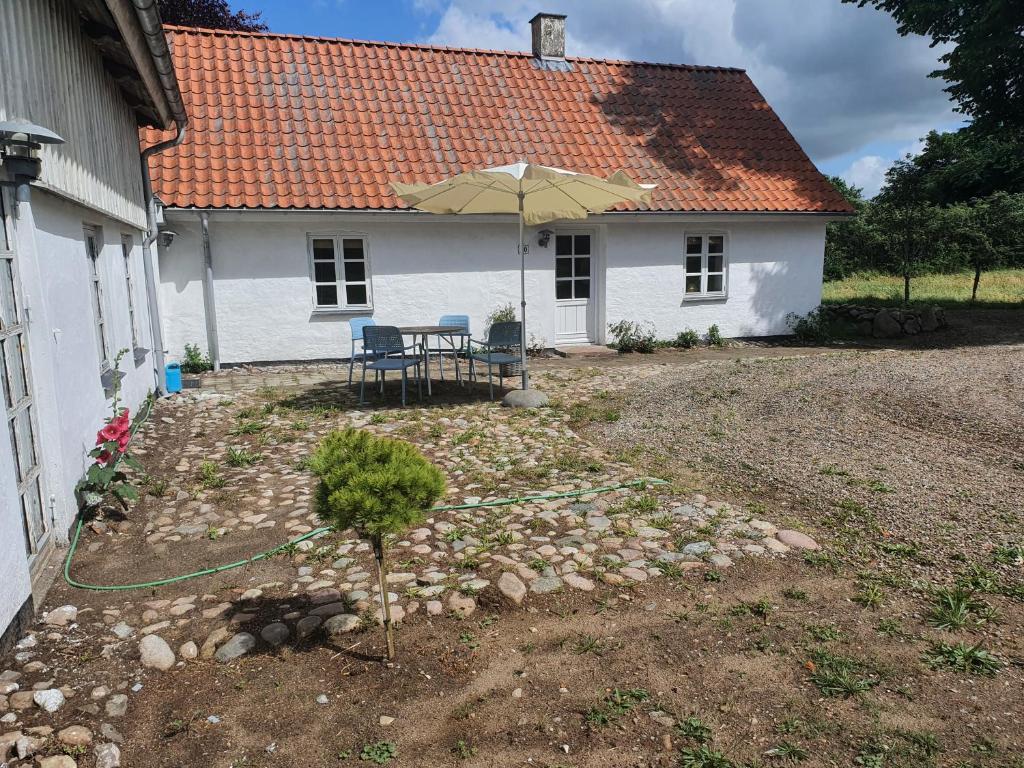 Zahrada ubytování Slotsgaardens feriegård.
