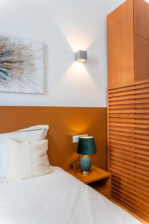 Postel nebo postele na pokoji v ubytování Guest House - Palácio Diana