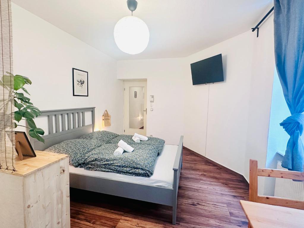 Saale, Marktplatz Zentrum, Apartmenthaus am Dom von Plant Room - One-Bedroom Apartment