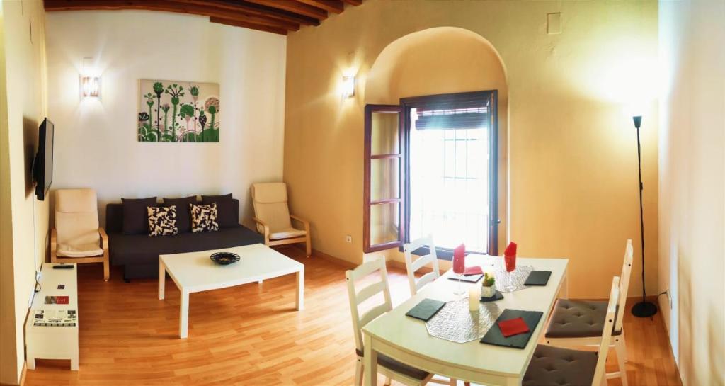 Posezení v ubytování Apartamento Familiar Juramento