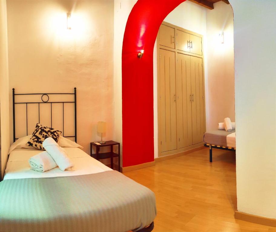 Postel nebo postele na pokoji v ubytování Apartamento Familiar Juramento
