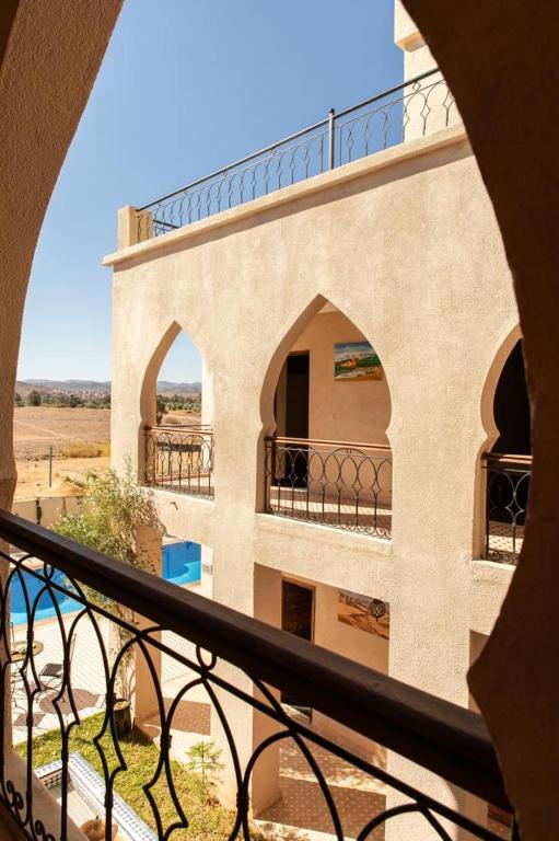 Balkón nebo terasa v ubytování Maison D'hôtes IMINIGRAN & Spa