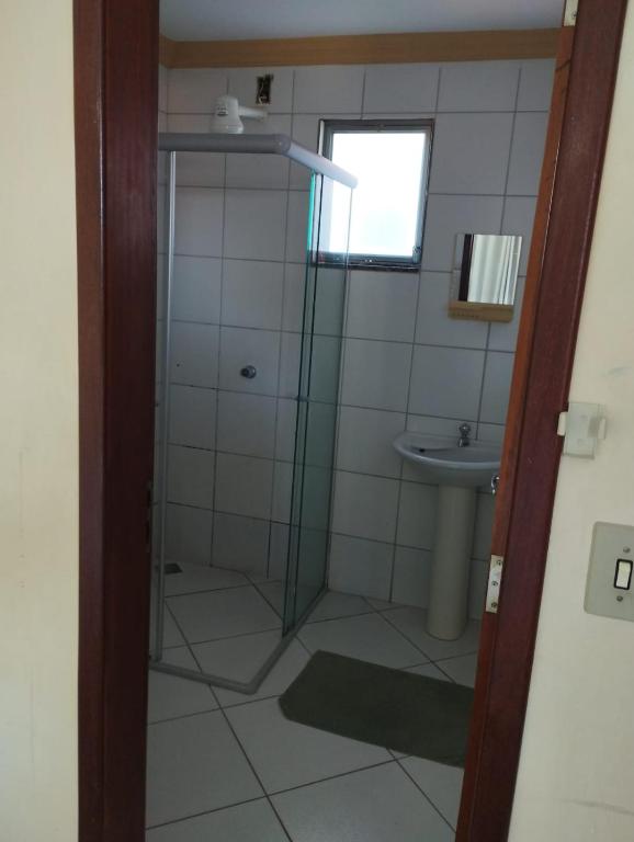 Koupelna v ubytování Hotel Algaroba Anexo