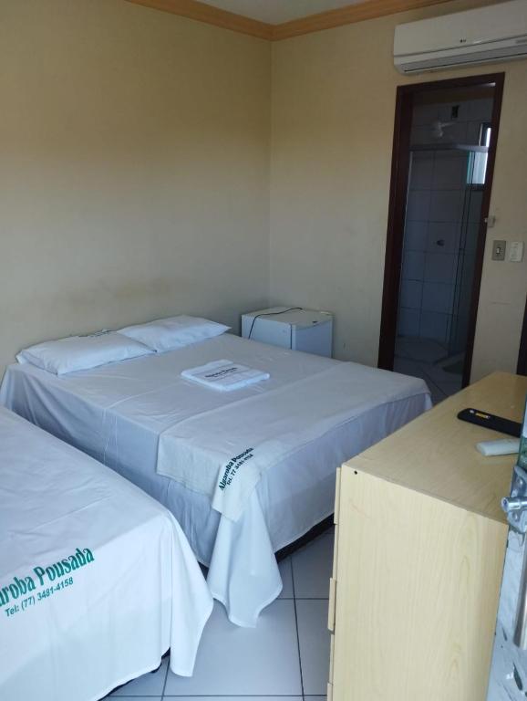 Postel nebo postele na pokoji v ubytování Hotel Algaroba Anexo