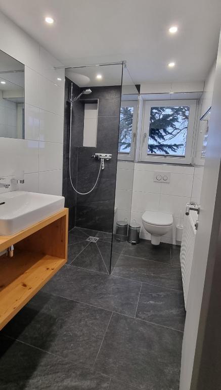 Koupelna v ubytování Haus Tisch