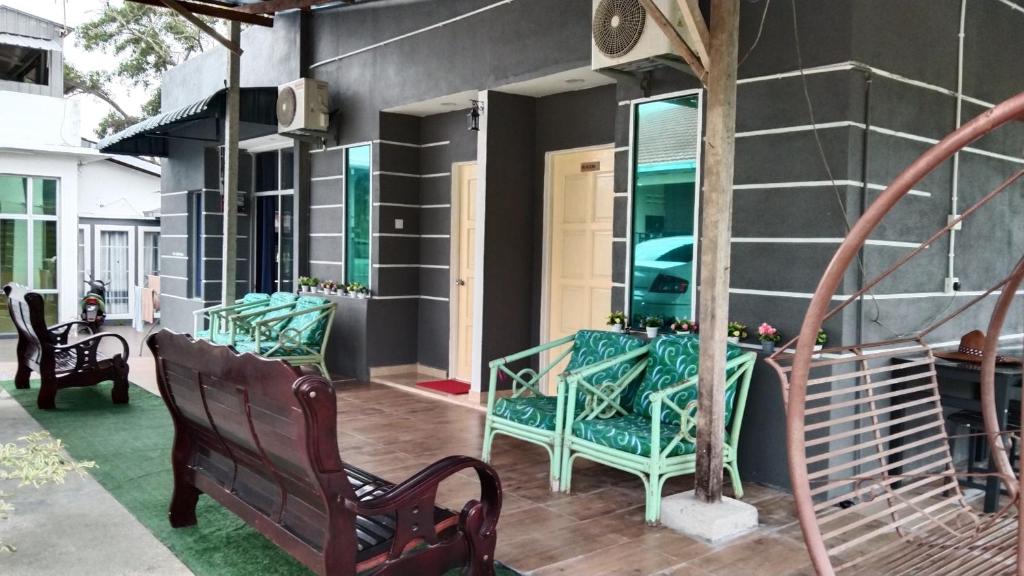 Balkón nebo terasa v ubytování PD ROOM STAY