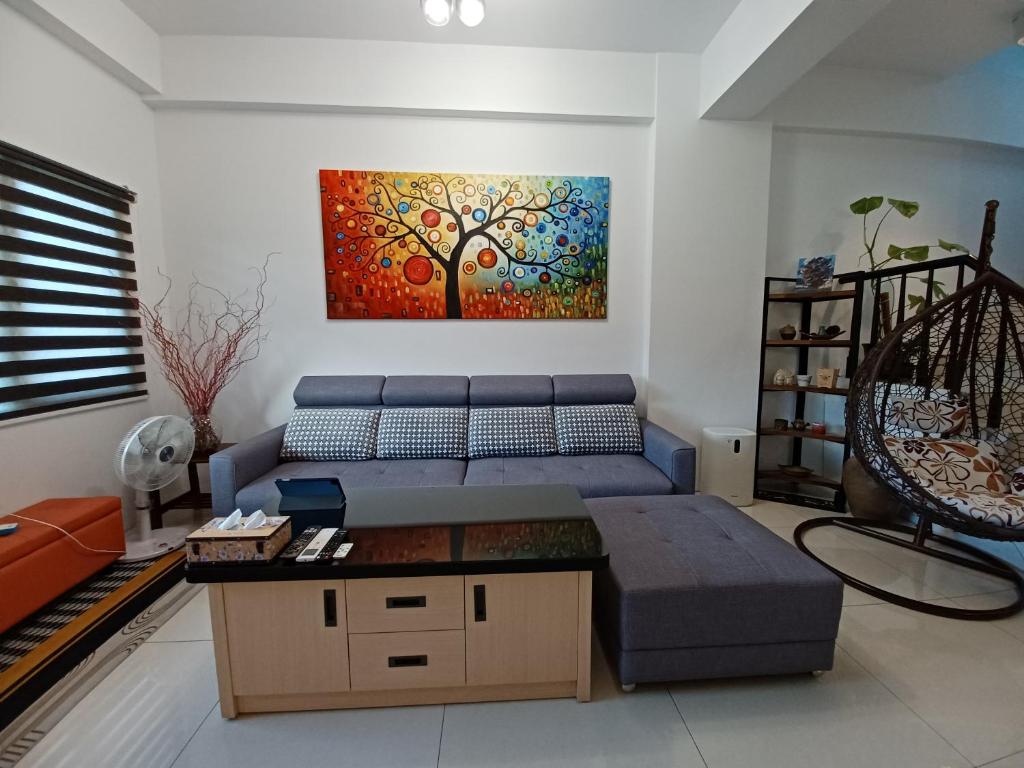 Posezení v ubytování Daiwen Homestay