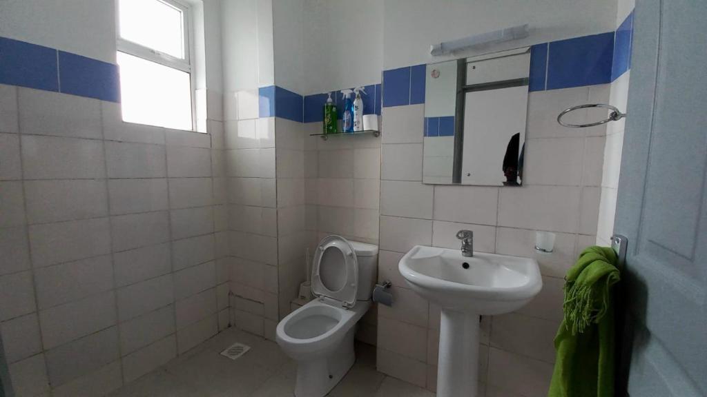 ナイロビにあるShanDezのバスルーム(トイレ、洗面台付)