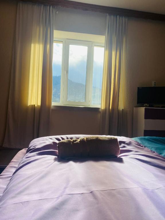Postel nebo postele na pokoji v ubytování Апартамент за гости Байрактарова