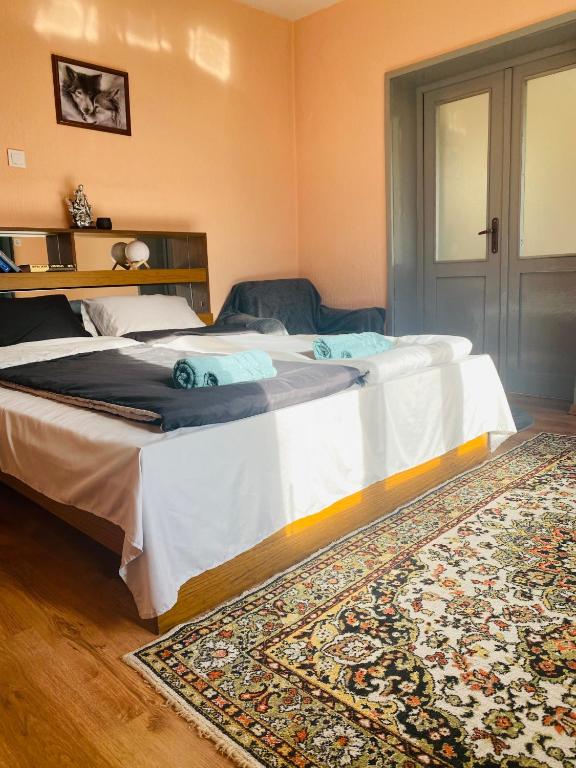 Postel nebo postele na pokoji v ubytování Апартамент за гости Байрактарова