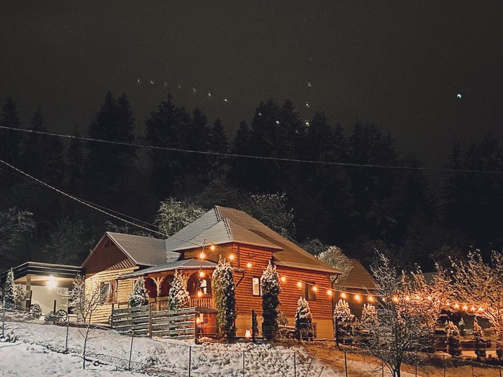 Cabana Elena durante l'inverno