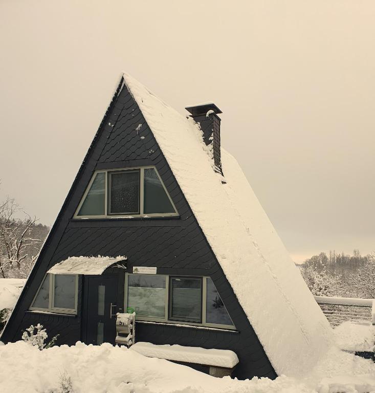 Bigge Huus Ferienhaus v zimě