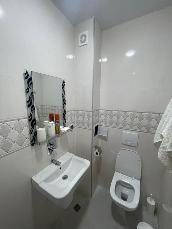 Koupelna v ubytování Amfitrita Hotel Ureki
