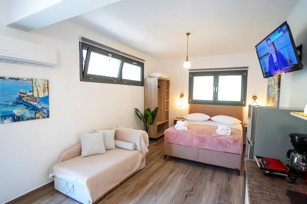 Letto o letti in una camera di Serenity Luxe Suites