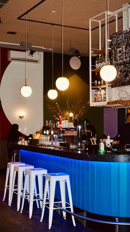Lounge nebo bar v ubytování Hans Brinker Hostel Amsterdam