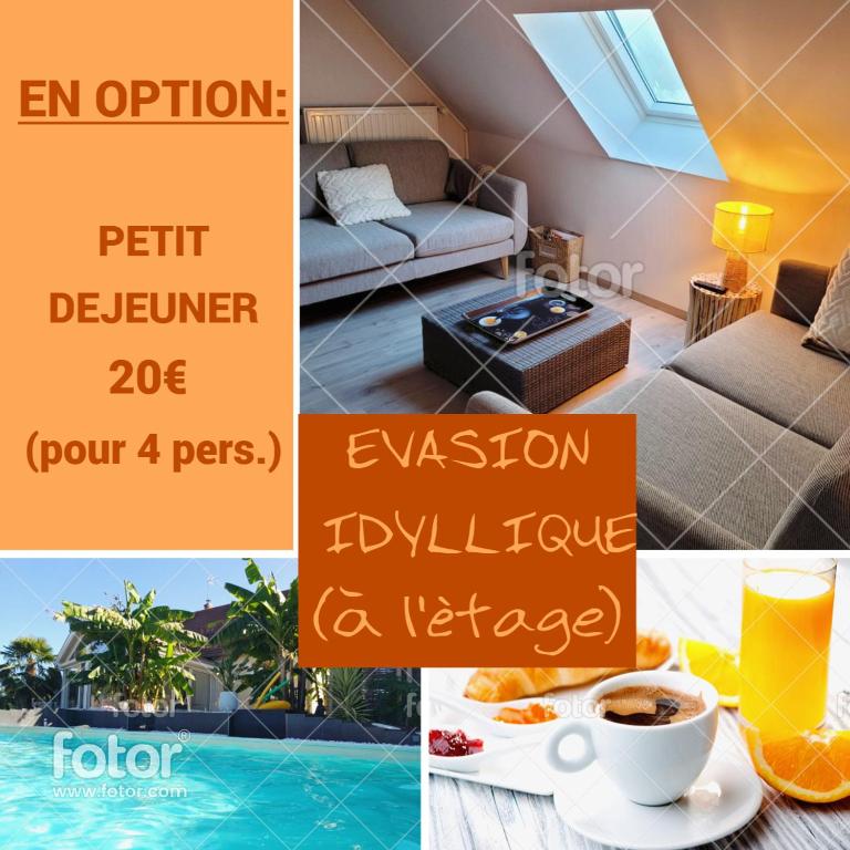 an option pert devoir our pens envision a residence at Gîte Évasion idyllique à l&#39;étage près zoo-chateaux in Faverolles-sur-Cher