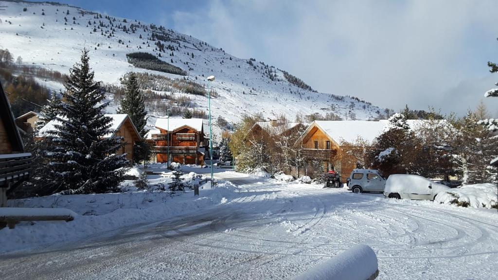 Studio douillet aux deux Alpes v zimě