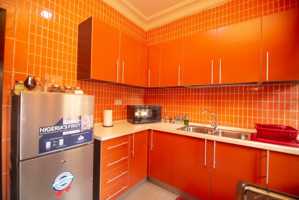 Kuchyň nebo kuchyňský kout v ubytování ChallawaRiver Homes
