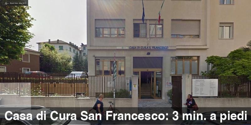 Budynek, w którym mieści się apartament