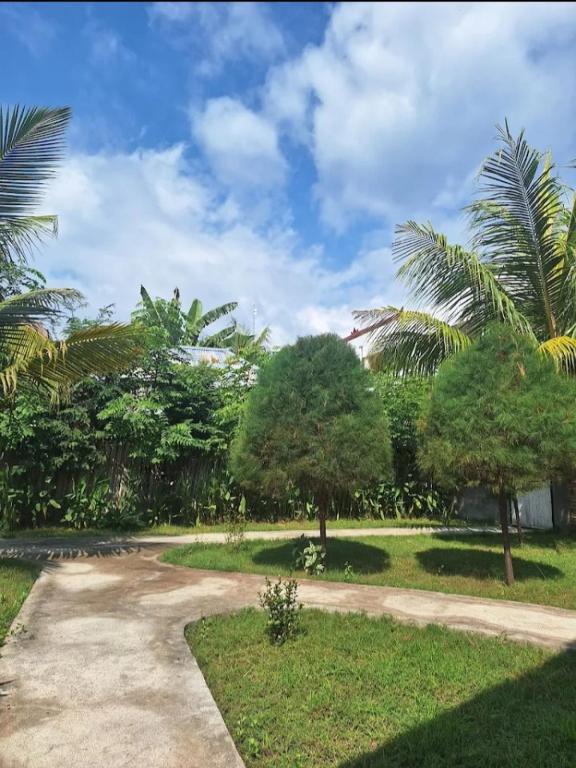 Jardín al aire libre en parida bungalow
