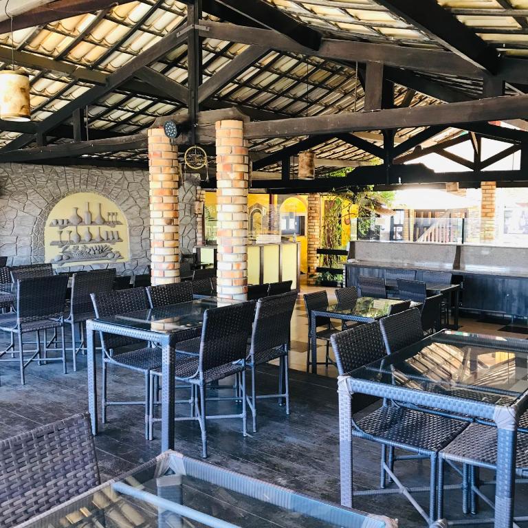 Restaurace v ubytování Hotel Pousada Latitude