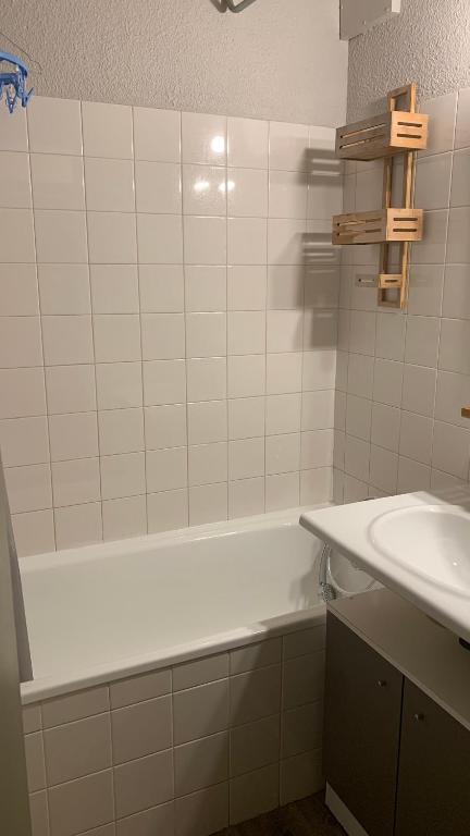 Koupelna v ubytování Appartement coeur de station Valfrejus 6 pers