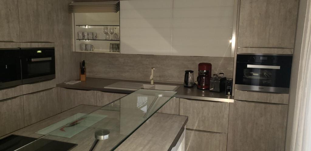 Kuchyň nebo kuchyňský kout v ubytování Loft apartment für bis zu 4 Personen
