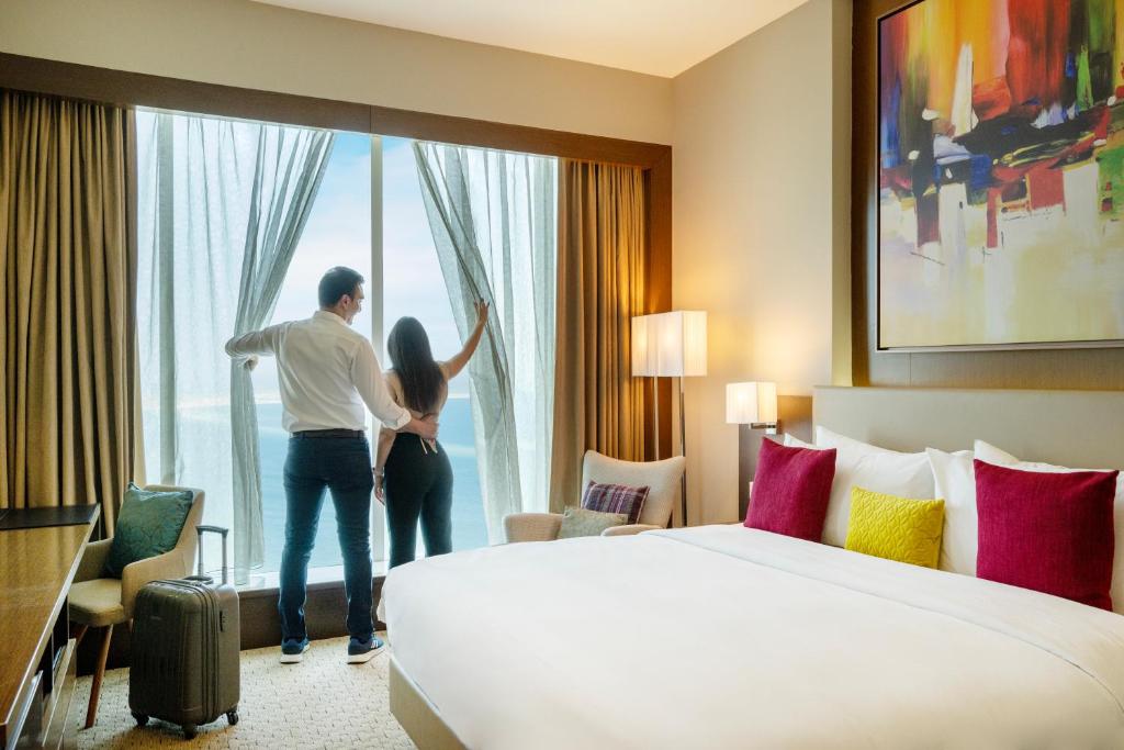 Postel nebo postele na pokoji v ubytování Delta Hotels by Marriott City Center Doha