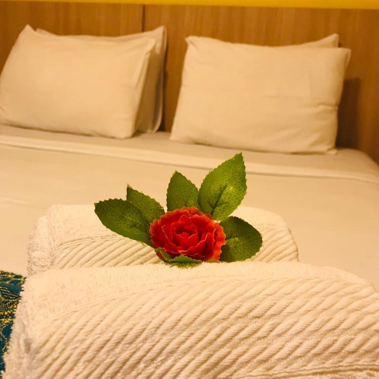 Postel nebo postele na pokoji v ubytování Hotel Pousada Latitude