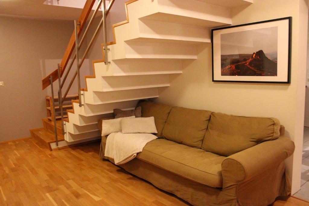 Posezení v ubytování Aurora Guesthouse