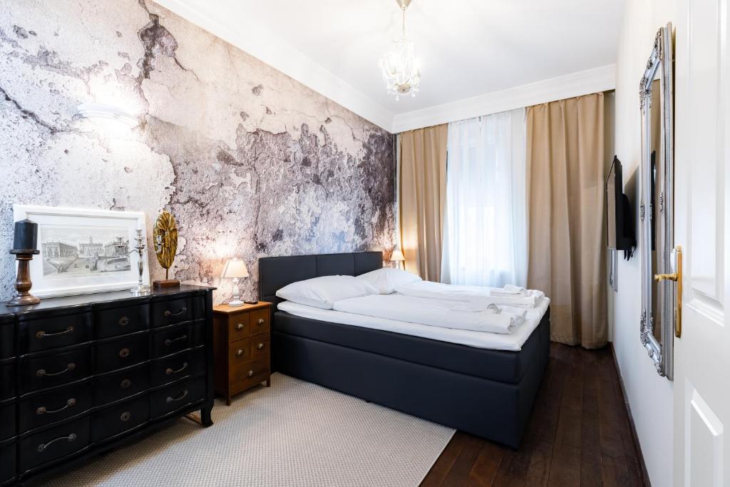 Voodi või voodid majutusasutuse Luxury 2 bedroom apartment with king-size beds toas