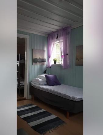 Postel nebo postele na pokoji v ubytování Årsunda Strandbad Sjösunda vandrarhem