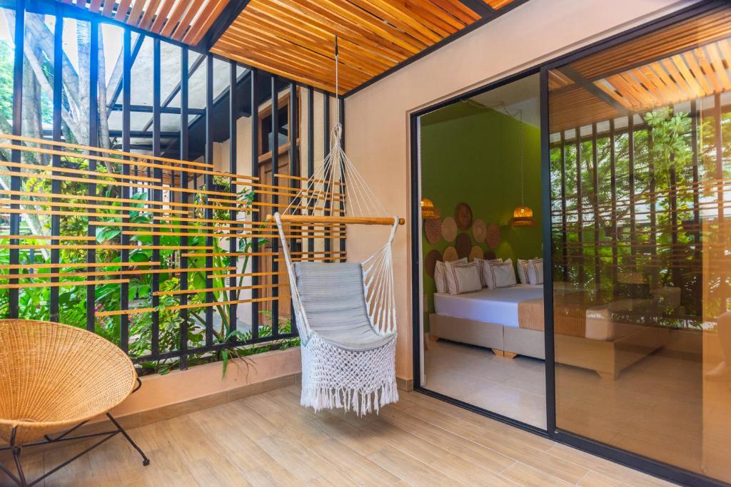 Posezení v ubytování La Casona Hotel Boutique
