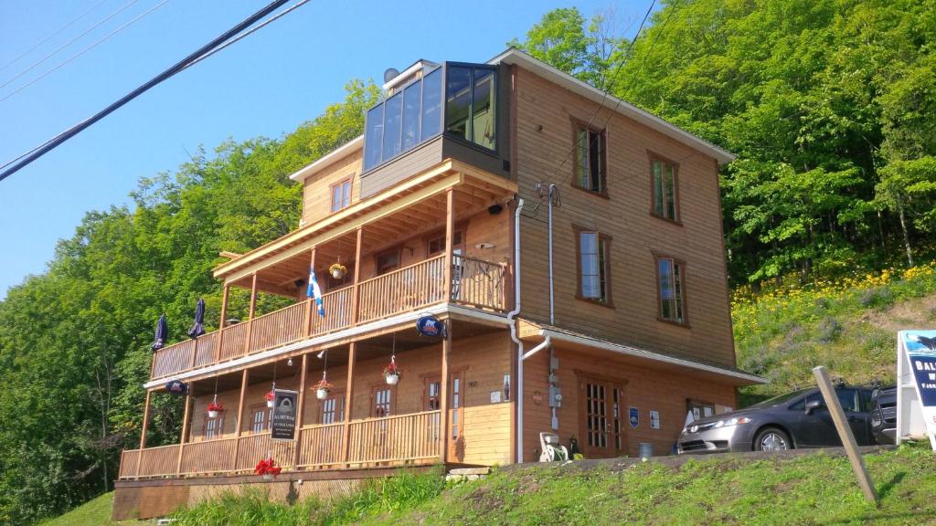 El edificio en el que está la posada