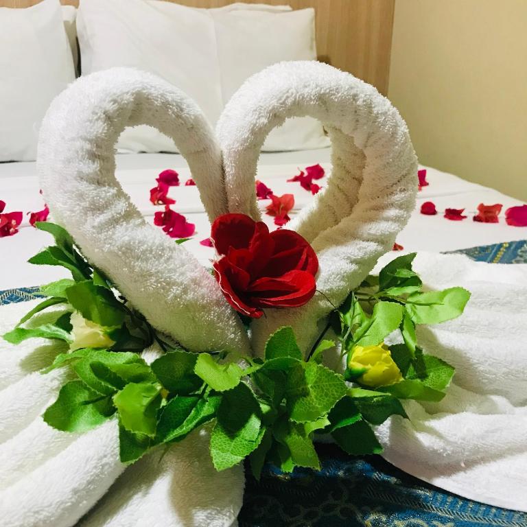 Postel nebo postele na pokoji v ubytování Hotel Pousada Latitude