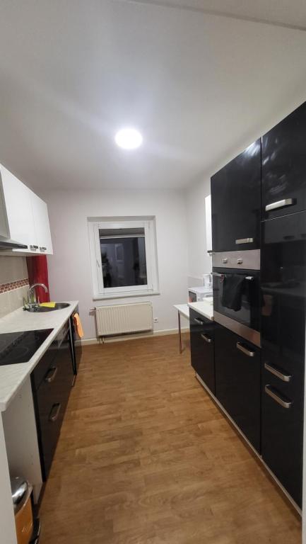 Kuchyň nebo kuchyňský kout v ubytování Gasthaus Pavillon