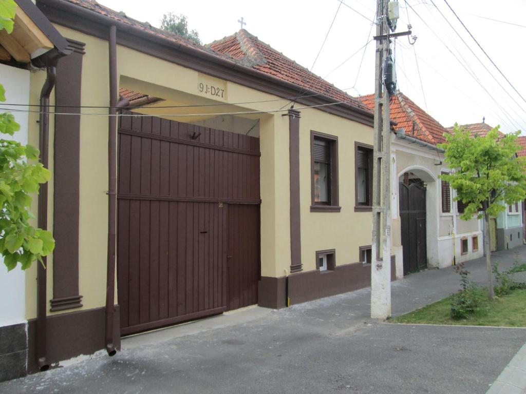 Bygningen som feriehuset ligger i