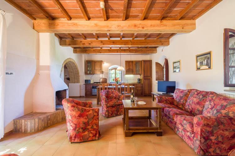 Posezení v ubytování Le Valli Tuscany