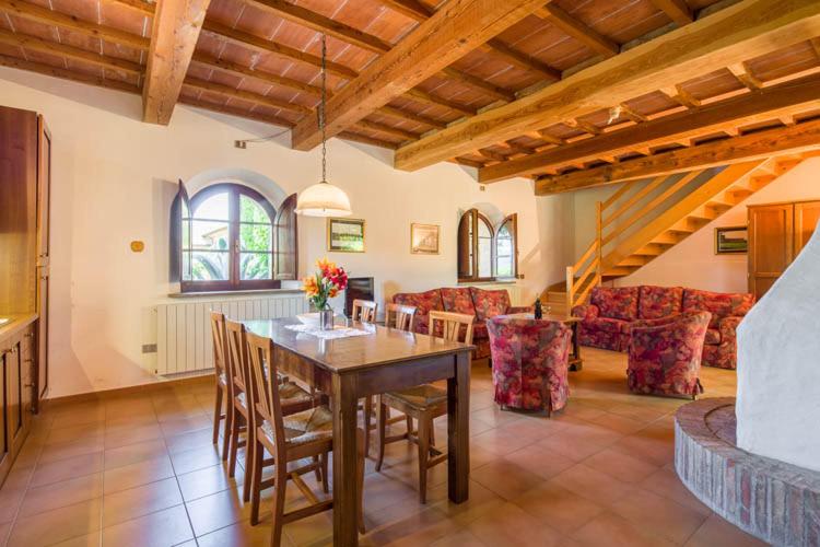 Posezení v ubytování Le Valli Tuscany