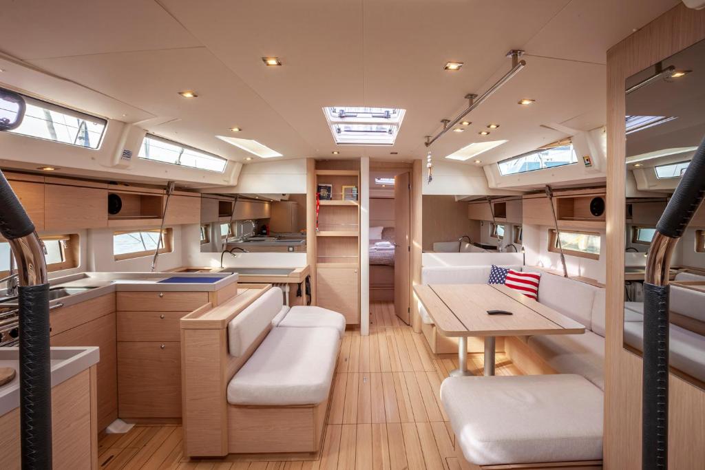 Posezení v ubytování Yacht Psari