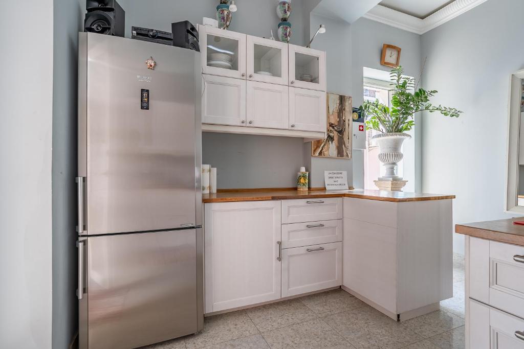 Kuchyň nebo kuchyňský kout v ubytování B&B Cumpari Turiddu