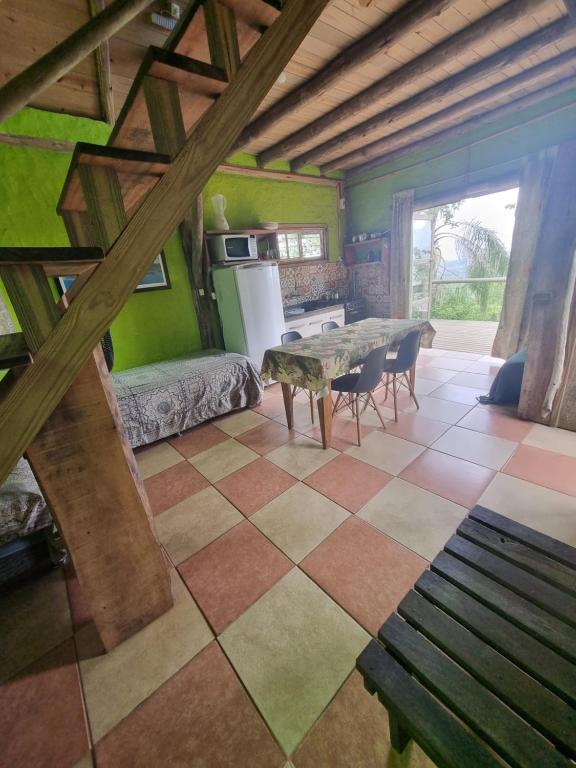 Posezení v ubytování Vila da Mata Hospedagem