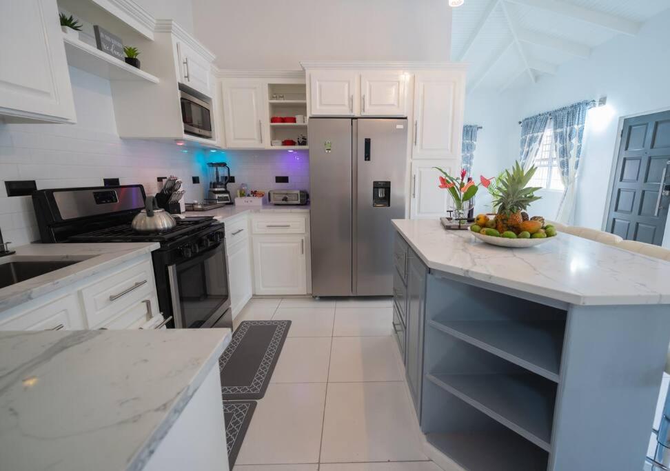 Kuchyň nebo kuchyňský kout v ubytování Maison de Sérénité