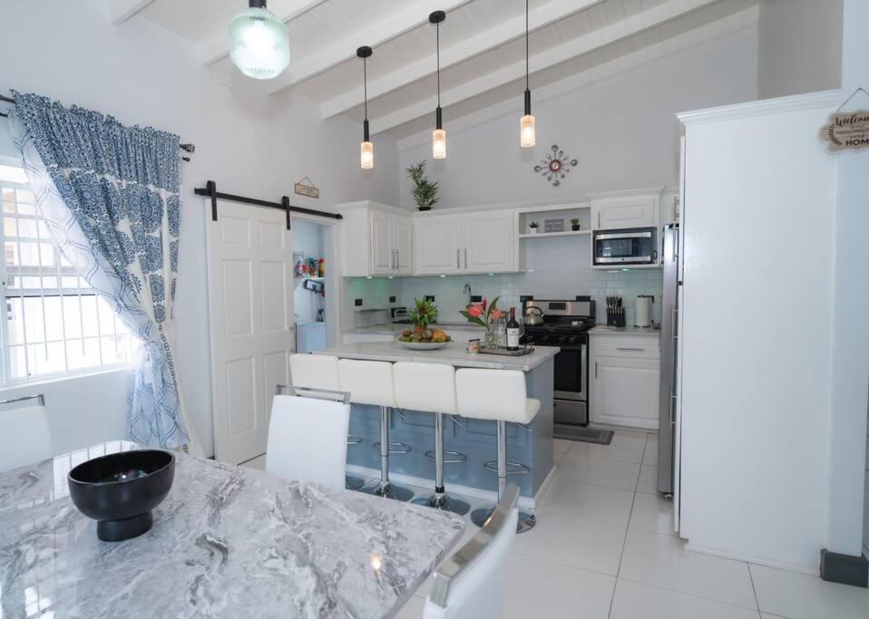 Kuchyň nebo kuchyňský kout v ubytování Maison de Sérénité