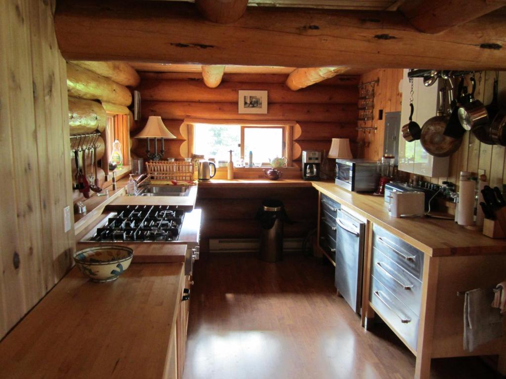 Kuchyň nebo kuchyňský kout v ubytování LDR Lodge - Last Dollar Ranch