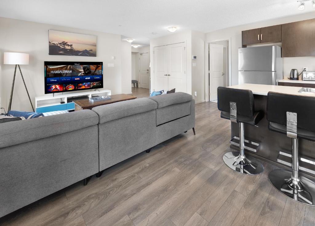TV a/nebo společenská místnost v ubytování 5 STAR Business Luxury Homeshare