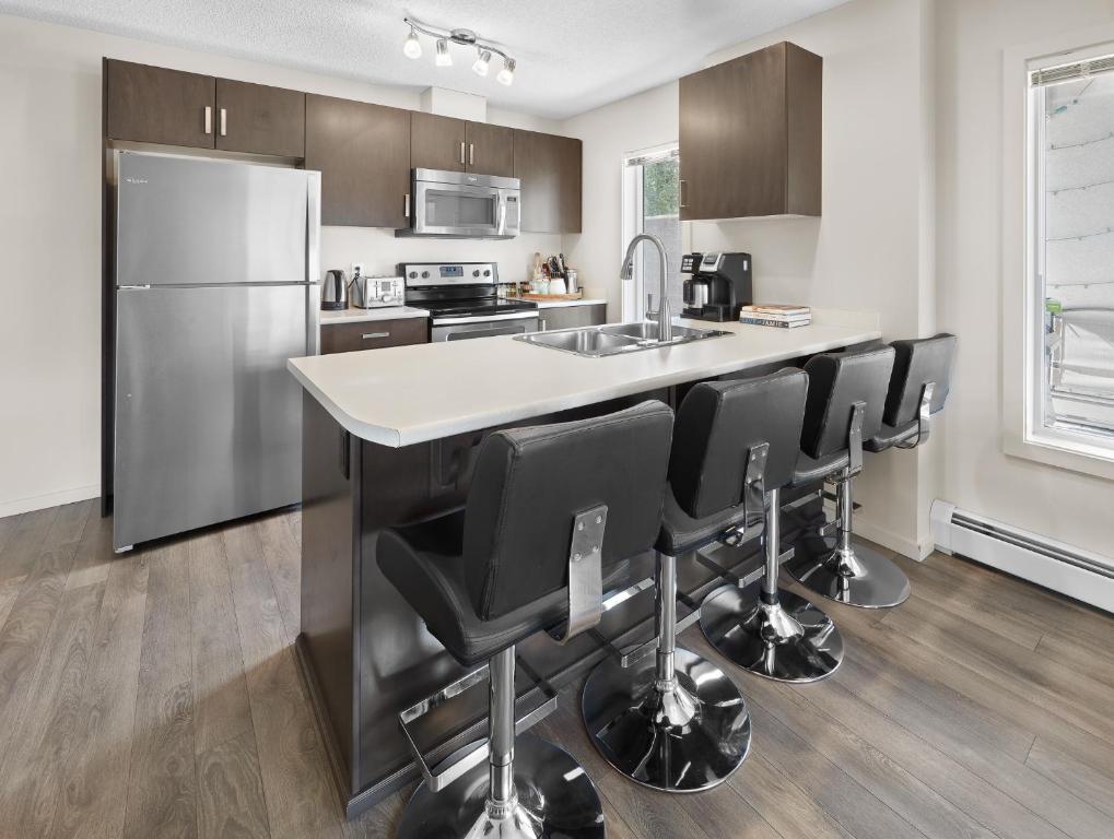 Kuchyň nebo kuchyňský kout v ubytování 5 STAR Business Luxury Homeshare