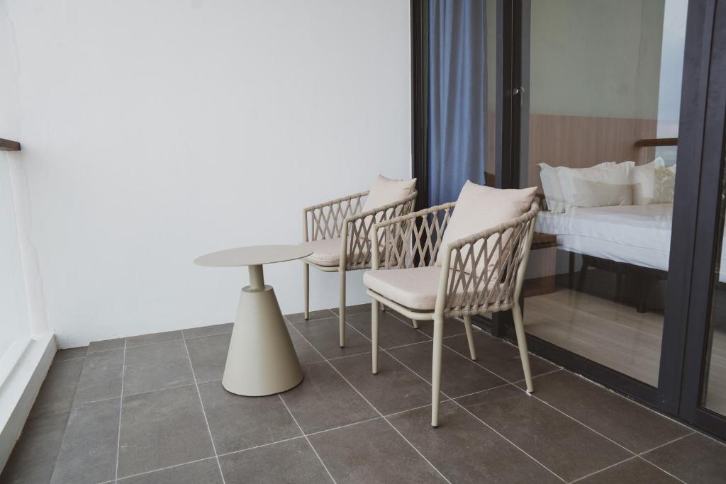 Posezení v ubytování Roxy Beach Apartment
